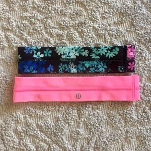 Two lululemon headbands